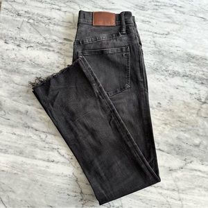 Madewell Cali Demi Boot Jean in Black, Size 25